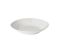 Costa Nova plato hondo para pasta y sopa Nova: pieza de vajilla de gres fino blanco, esmalte brillante, acabado a mano, apto para lavavajillas, microondas, horno y congelador, apilable, Ø 25,5 cm