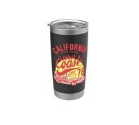 Costa Oeste California Surfing 1978 Vaso térmico de acero inoxidable de doble pared