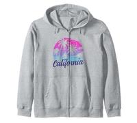 Costa Oeste de California Cali Pride Vintage Retro Sudadera con Capucha