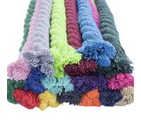 Costa oeste paracaídas Super suave Triple-Strand 1/2 Inch Trenzado algodón Cuerda por el pie en 10 m, 25 m, 50 m, 100 ft cuerda de opciones - 100% algodón