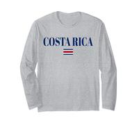 Costa Rica Bandera | Hombres Mujeres Niños Costa Rica Manga Larga