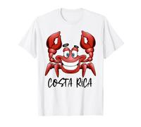 Costa Rica Beach Familia Vacaciones en Grupo Cangrejo Camiseta