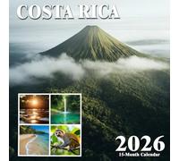 Costa Rica Calendar 2026: A tropical haven rich in wildlife, waterfalls, and pura vida spirit