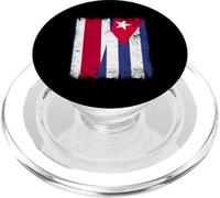 Costa Rica Cuba Media Bandera Patrimonio Cubano Costarricense PopSockets PopGrip para MagSafe
