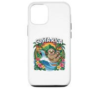 Costa Rica, Lindo Perezoso en Selva, Cascada Divertida y Flores Carcasa para iPhone 12/12 Pro