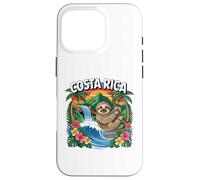 Costa Rica, Lindo Perezoso en Selva, Cascada Divertida y Flores Carcasa para iPhone 16 Pro