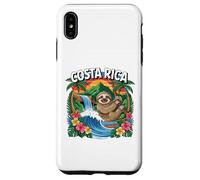 Costa Rica, Lindo Perezoso en Selva, Cascada Divertida y Flores Carcasa para iPhone XS MAX