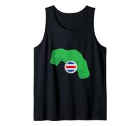 Costa Rica Mapa Costa Rica Orgulloso Camiseta sin Mangas