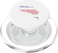 Costa Rica Mapa Costa Rica Orgulloso PopSockets PopGrip para MagSafe