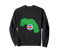 Costa Rica Mapa Costa Rica Orgulloso Sudadera