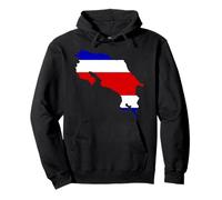 Costa Rica Mapa Costa Rica Orgulloso Sudadera con Capucha