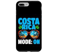 Costa Rica Mode ON Vacation Gafas de Sol Viajes Costa Rica Carcasa para iPhone 7 Plus/8 Plus