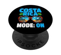 Costa Rica Mode ON Vacation Gafas de Sol Viajes Costa Rica PopSockets PopGrip Adhesivo