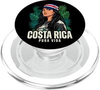 Costa Rica Mujeres Pura Vida Orgullosa Costarricense PopSockets PopGrip para MagSafe