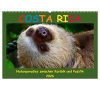 Costa Rica - Naturparadies zwischen Karibik und Pazifik (Wandkalender 2026 DIN A2 quer), CALVENDO Monatskalender: Schöne Tieraufnahmen aus Costa Rica und seinen Nationalparks