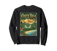 Costa Rica Pura Vida - Camisa de Vacaciones con Perezoso y tucán Sudadera
