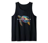 Costa Rica Pura Vida Vintage Travel Souvenir Surf Tortuga Marina Camiseta sin Mangas