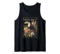 Costa Rica Pura Vida Vintage Tucán Vacaciones Selva Camiseta sin Mangas