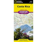 Costa Rica: Travel Maps International Adventure Map: NG.AM3100 [Idioma Inglés] (National Geographic Adventure Map)