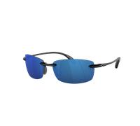 Costa Unisex Sunglass 6S9071 Ballast - Color del Marco: Negro Brillante, Color de la Lente: Azul Espejado