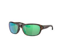 Costa Unisex Sunglass Clipperton - Color del Marco: Carey, Color de la Lente: Verde Espejado