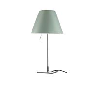 Costanzina Lámpara de Mesa Aluminio M. Pantalla Verde