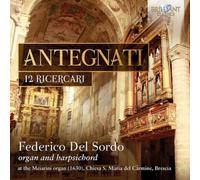 Costanzo Antegnati Antegnati: 12 Ricercari (CD) Album (Importación USA)