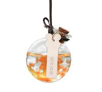 Coste De Difusor De Fragancia De Automóviles - Botella De Aromaterapia Recargable De 10 Ml Con Tapa De Madera, Diseño Colgante | Anteriormente Colgante De Perfume De Espejo Para El Interior Del Automó