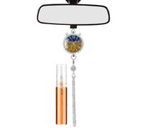 Costeo de del vehículo - Difusor de aceite de automóvil, Ambientador de espejo retrovisor | Perfume de automóviles esenciales hechos a mano, decoración creativa de automóviles colgantes para via