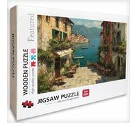 Costero Puzzle 4000 Piezas Adultos, Casa Puzzle Madera con Caja 141x87cm, Rompecabezas Adultos de Alta Dificultad, para Toda La Familia, Pasatiempo Creativo, Juego de Rompecabezas, Regalo, U-9621
