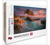 Costero Puzzle 5000 Piezas Adultos, Sunset Puzzle Madera con Caja 156x105cm, Rompecabezas Adultos de Alta Dificultad, para Toda La Familia, Pasatiempo Creativo, Juego de Rompecabezas, Regalo, V-9472