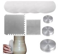 Costilla Metálica Dentada Kits De Herramientas Para Escultura En Acero | Herramientas Para Cerámica Para Principiantes Estudiantes Entusiastas Hogar Escuela Taller Hobbies