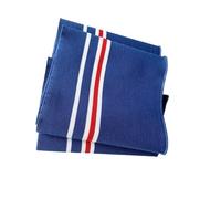 Costillas de 14 x 86 cm, tejido de punto elástico a rayas con diseño de tatuaje fino for coser puños de cinturón, tirantes de cuello y bajos de chaqueta. Para Puños(Denim Blue)