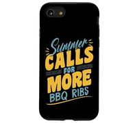 Costillas Divertidas de Barbacoa de Verano para barbacoas en el Patio Trasero Carcasa para iPhone SE (2020) / 7/8