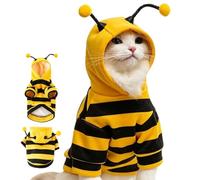 Costume for Cats - Funny Bee Design Party Outfit Warm Clothes Coats
