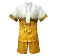 Costume Men Funny Beer Cosplay Outfit, Vestido De Bávara Ropa De Vacaciones Alemán, Carnaval Tradicional, Parejas Únicas De Halloween, Festival Enmascarado Adultos