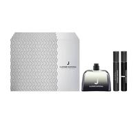 Costume National J Eau de Parfum - Caja regalo para hombre de 100 ml con spray de viaje de 7,5 ml y Scent Intense 7,5 ml, perfume de madera de larga duración