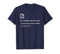 Costume Not Found - Programmer Funny Image PC Error (Blue) Camiseta