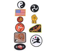 costumebase Cobra Kai Pantalones Parches GI Juego de 10 Disfraces Johnny Lawrence Karate Kid Patch