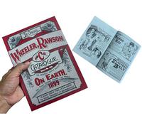 Costumeteers Catálogo Vintage Wheeler Rawson & Co. Edición Libro RDR2 154 Suministro Casa Folleto Viejo Oeste Recuerdos 128 Páginas Réplica de Coleccionista