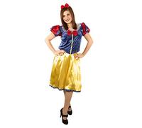 Costumizate! Disfraz de Blancanieves para mujer adulta especial para fiestas de disfraces y carnaval talla unica