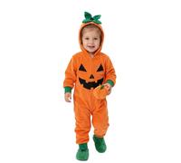 Costumizate! Disfraz de Calabaza Bebé disponible en varias tallas. Ideal para Halloween, Carnaval,Navidad, Guardería y fiestas temáticas. (1-2 Años)