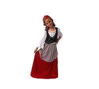 Costumizate! Disfraz de campesina para niña talla 3-4 especial de navidad