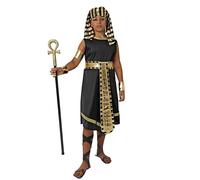 Costumizate! Disfraz de Egipcio Infantil Disponible en varias tallas. Traje Faraón Impactante para Carnaval y Halloween. (7-9)