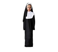 Costumizate! Disfraz de Monja talla 7-9 especial para niños fiestas de disfraces o carnaval