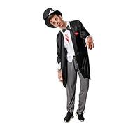 Costumizate! Disfraz de Novio Zombie para hombre adulto. Talla única con detalles en la imagen. Colección de Halloween