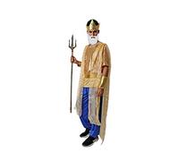 Costumizate! Disfraz de Poseidon adulto especial para fiestas de disfraces y carnaval talla unica