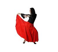 Costumizate! Falda de quilla roja/Falda de ensayo sin Volante para Mujer Adulta Talla XXL