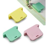 Costura Guía Magnética para Máquina De Coser, Accesorios para Máquina De Coser, Set De Costura, Juego 3 Guías Magnéticas Ajustables, Amarillo, Rosa Y Verde, Posicionador para Bordes