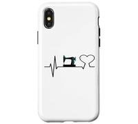costurera Cardiogram costurera máquina de coser tejido aguja Carcasa para iPhone X/XS
